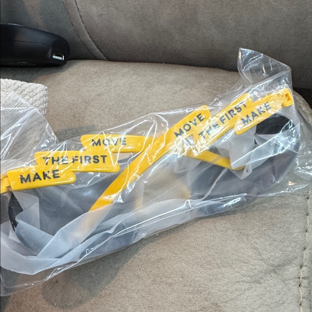 Bumble Yellow Frame and Racer Sunglasses - Picture 2 of 2